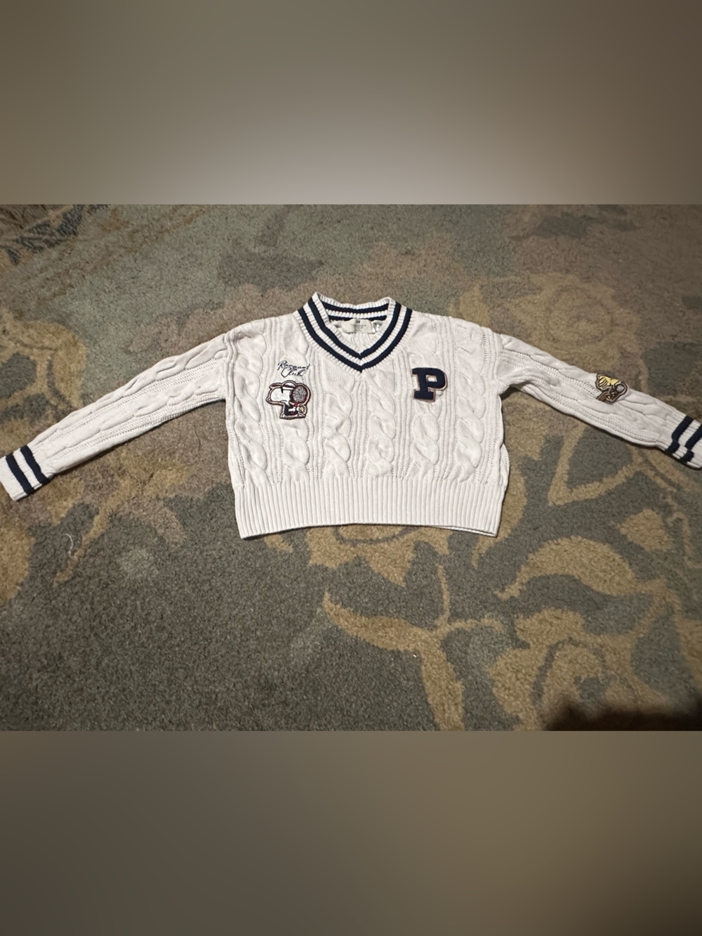 girls Peanuts sweater